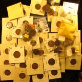 (70) Indian Head Cents dating 1902-06. Many carded and ready for sale.