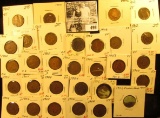 (8) 1902, (4) 1903, (5) 1904, (7) 1905, & (6) 1906 Indian Head Cents. All carded and ready for sale.