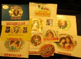(10) different old and colorful Cigar Box labels.