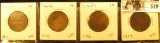 Lot of Canada Large Cents: 1912, 15, 16, & 17. All grading VF.