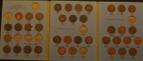 Partial Set of (38) Canada Large Cents 1859-1920 in a blue Whitman folder.
