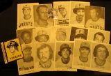 (15) Different autographed Pittsburg Pirates Photos plus a Sticker, all Mint condition.