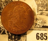 1798 Draped Bust Cent advertising copy 