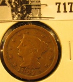 1847 U.S. Large Cent, Fine.