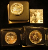 1874-1974 Canada Winnipeg, 1875-1975 Calgary Canada, & 1679-1979 Canada Griffin Commemorative Silver