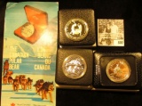1875-1975 Calgary Canada, 1980 Polar Bear Canada, & 1988 250th Anniversary of the Saint-Maurice Iron