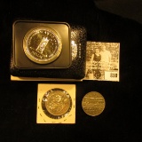 1952-1977 Silver Throne of the Senate Commemorative Silver Dollar; 1870-1970 Manitoba, & 1867-1982 C