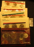 1976, 78. 80, 81, & 85 U.S. Mint Sets. Original as issued. Red Book $40.00. (face value $19.10).