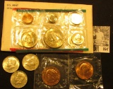 (2) Ronald Reagan U.S. Mint Medals in original cellophane; 1966P, 67P, & 68D 40% Silver Kennedy Half