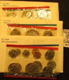 (2) 1980 & 81 U.S. Mint Sets. Original as issued.