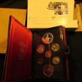 1975 Calgary Canada Double Dollar Double Struck Canada Coin Set in original holder of issue. Include