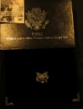 1992 S U.S. Premier Silver Proof Set. Original as issued.