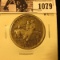 1079 . 1925 Stone Mountain Commemorative Silver Half-Dollar, VF.