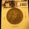 1082 . 1925 Stone Mountain Commemorative Silver Half-Dollar, EF.
