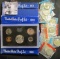1110 . Group of Quarters From Mint Sets; & 1968S, 1969S, & 1971S Proof Sets