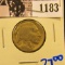 1183 . 1913 P Type 2 Buffalo Nickel