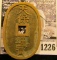 1226 . Japanese 100 Mon Cash Coin Used To Pay Workers At Tokyo Bay. These Retail For Around $35