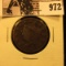 972 . 1831 U.S. Large Cent, Good.