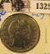 1325 . 1905-S Barber Half Dollar