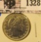 1328 . 1908-D Barber Quarter.  All The Letters In Liberty Are Visible