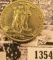 1354 . Castorland French Silver Restrike (Argen)Medal- Franco Americana Colonia