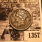 1357 . 1848 Braided Hair Large Cent