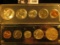 1406 . 1960 P & D Gem BU Mint Set in a pair of Snap-tight coin holders.