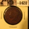 1428 . 1837 U.S. Large Cent, Very Good.