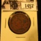 1457 . 1853 U.S. Large Cent, VG.