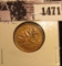 1471 . 1947 Maple Leaf Canada Cent, Brown AU.