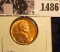 1486 . 1949 D Lincoln Cent, Red BU.