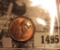 1495 . 1934 D Lincoln Cent, Red-brown MS 63.