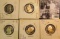 1497 . 1977 S, 80 S, 84 S, & 93 S Gem Proof Jefferson Nickels. All carded in 2 x 2s.