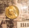 1511 . 1949 D Jefferson Nickel. Gem BU, lightly toned.