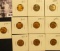 1618 . 1937P, 39S, 40P, 45P, 51D, 52P, 52D, 54P, D, & S Lincoln Cents all grading from Brown Unc to