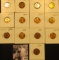 1619 . 1935P, S, 36D, 37P, 40P, 45P, 52P, D, 54P, D, S, 55P, & S Lincoln Cents all grading from Brow