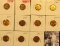 1621 . 1935P, S, 37P, 40P, 45P, 52P, 54P, D, S, 55P, & S Lincoln Cents all grading from Brown Unc to