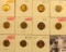 1647 . 1935P, 37P, S, 39P, 40P, D, 41P, S, 42P, D, & 76 S (Proof) Lincoln Cents all grading from Bro