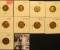 1669 . 1937P, S, 39P, 40P, 42P, D, 44S, 45D, & 61P Lincoln Cents all grading from Brown Unc to Super