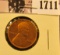 1711 . 1917 P Lincoln Cent, Mostly Red Uncirculated.