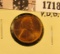 1718 . 1909 P VDB Lincoln Cent, Mostly Red MS65.