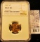 1813 . 1962 P Lincoln Cent NGC slabbed MS67 RD.