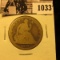 1033 . 1877 S U.S. Seated Liberty Half Dollar, About Good.