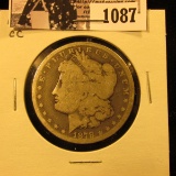 1087 . 1878 CC U.S. Morgan Dollar, Good/AG.