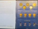 1127 . Canadian Type Set Book With Coins.  It Includes 1859, 1876-H, & 1907 Large Cents; (4) varieti