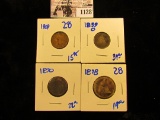 1128 . 1870 Two Cent Piece, 1839-O Seated Dime, 1878 Seated Quarter, & 1909 Indian Head Penny