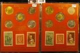 1140 . (2) Coin and stamp sets from the Vatican