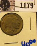 1179 . 1916-S Semi Key Date Buffalo Nickel