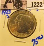1222 . 1923-S Monroe Doctrine Silver Commemorative Half Dollar
