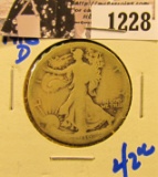 1228 . 1916-D Walking Liberty Half Dollar